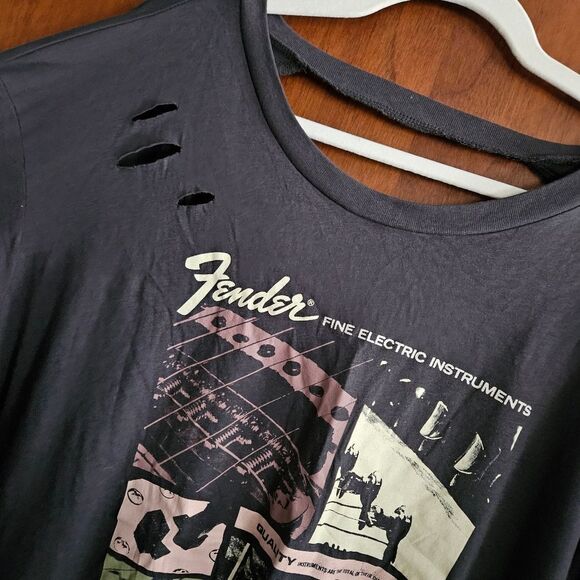 Torrid Fender Distressed Graphic Tee - Picture 3 of 7